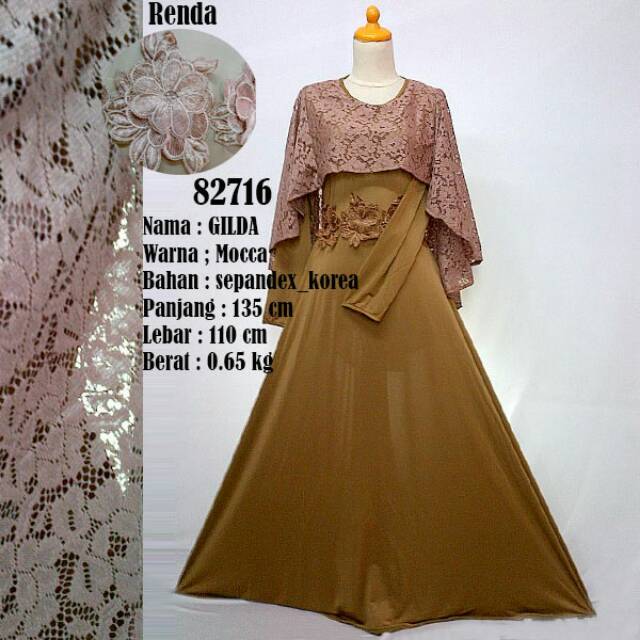 GILDA GAMIS PARTY LD.110 P.135 LB.300 Fit XXL OSCAR OLIVIA KALISTA IRA YASMA YASMIN SABRINA
