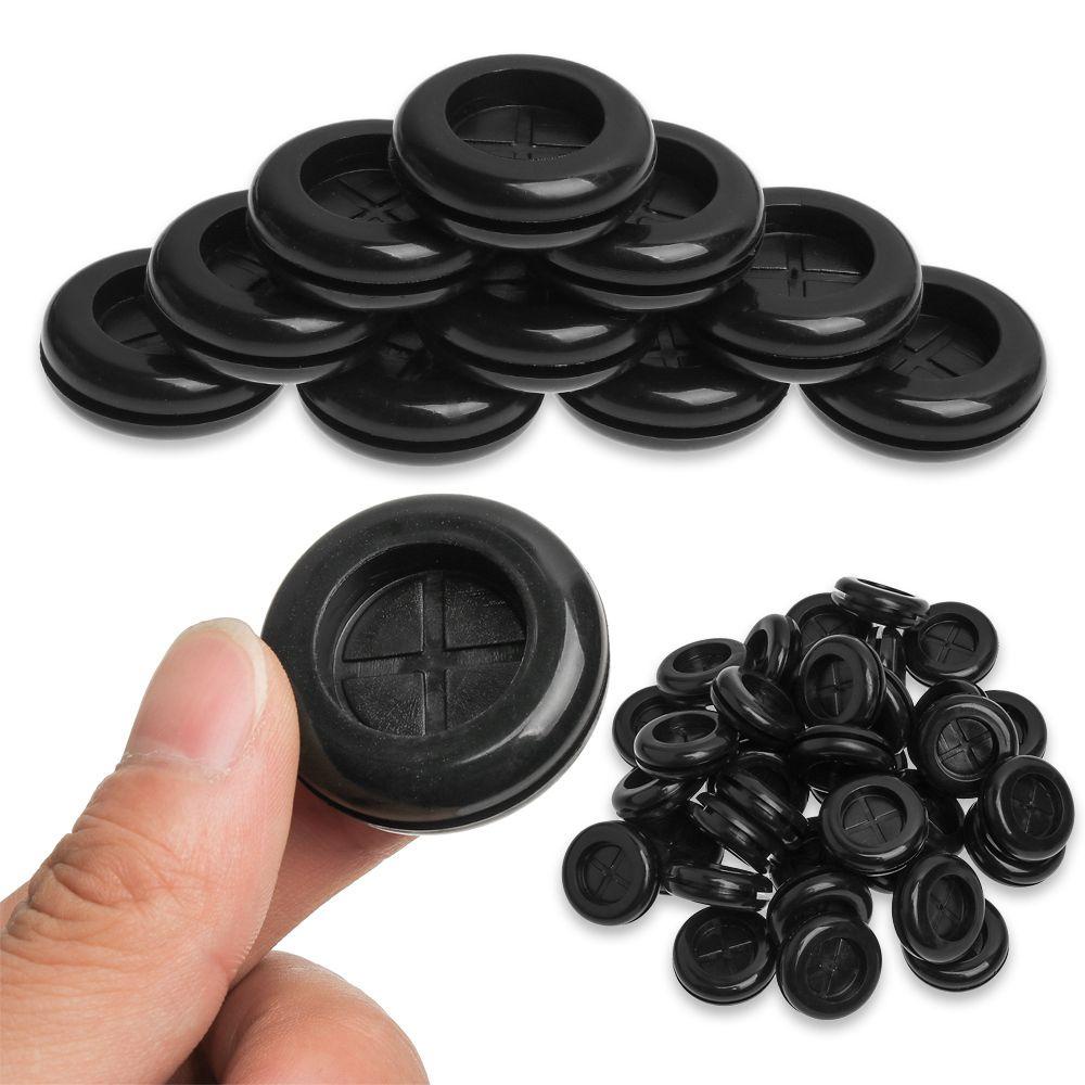 Wonder 50pcs Grommet Koil Pelindung Katup Silinder Lingkungan Kawat Listrik Penahan Ring Parts