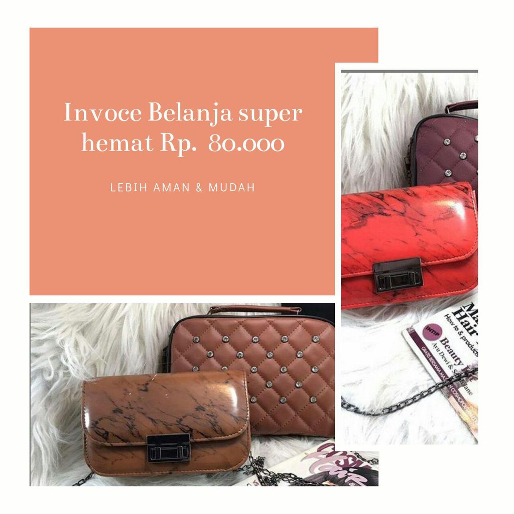 (Invoice) Belanja Super Hemat Tas Paketan / 1 paket (2Pc Tas)