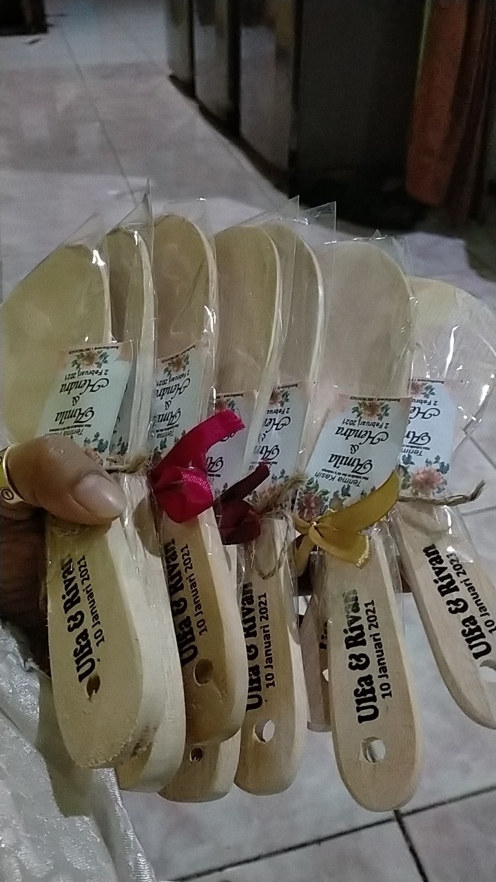 Sendok Nasi Kayu Souvenir Centong Pesta Pernikahan
