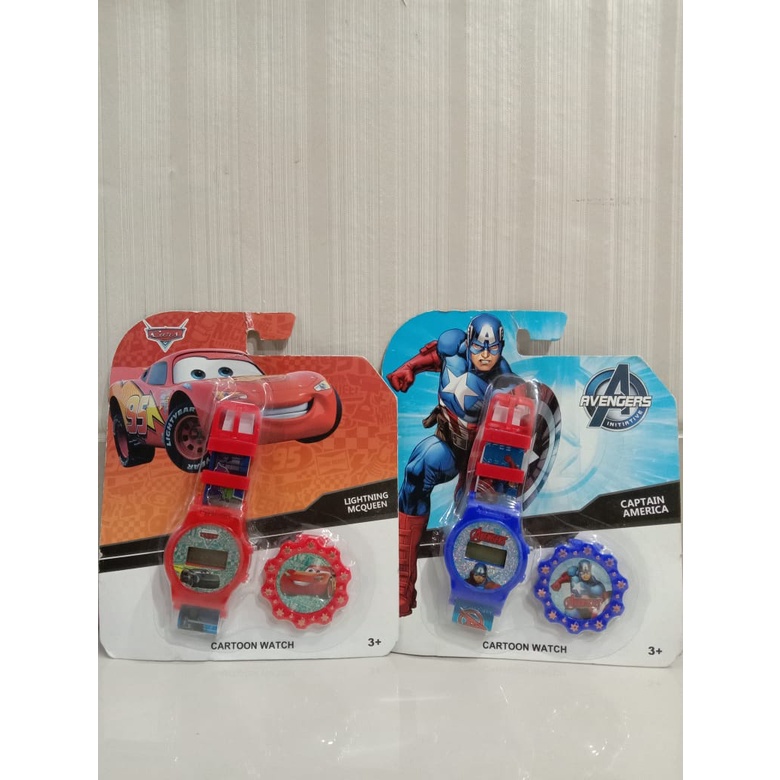 MAINAN JAM TANGAN ANAK CARTOON WATCH