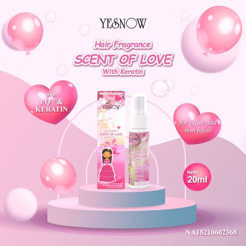 Yesnow Hair Fragrance/Parfum Rambut dan Hijab