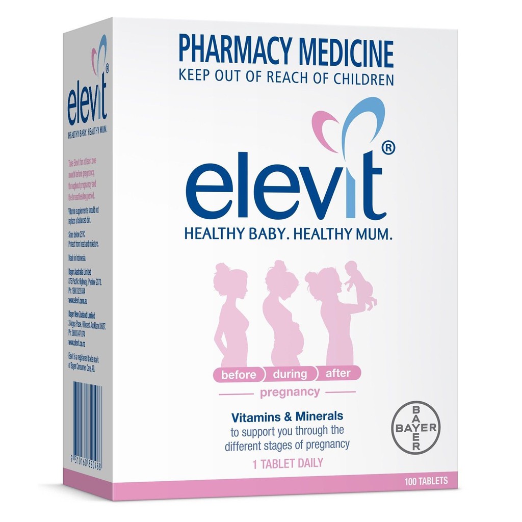 ELEVIT WITH IODINE 100 TABLET