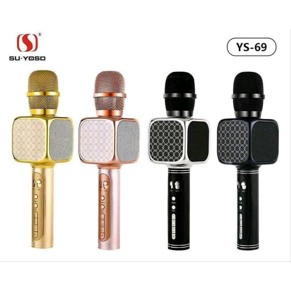 Mic Karaoke YS-69 ORIGINAL Bluetooth / YS69 Microphone KTV / Mic Karaoke YS 69 100% ORIGINAL