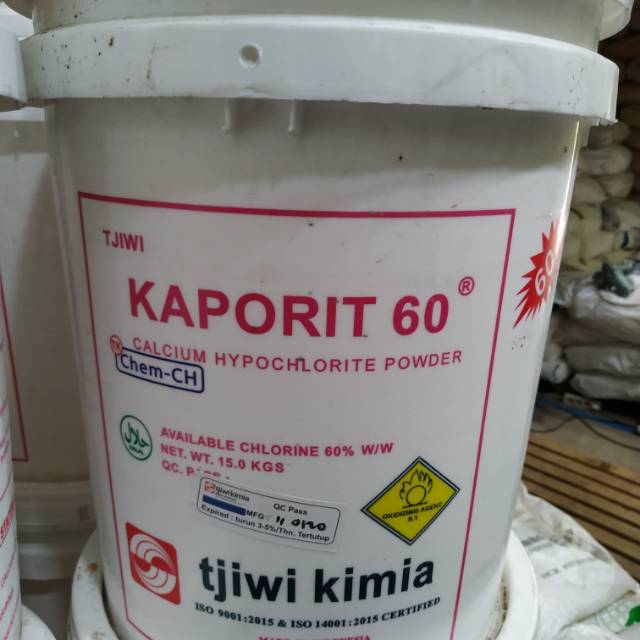 

Kaporit Powder Tjiwi 60 % 1 KG
