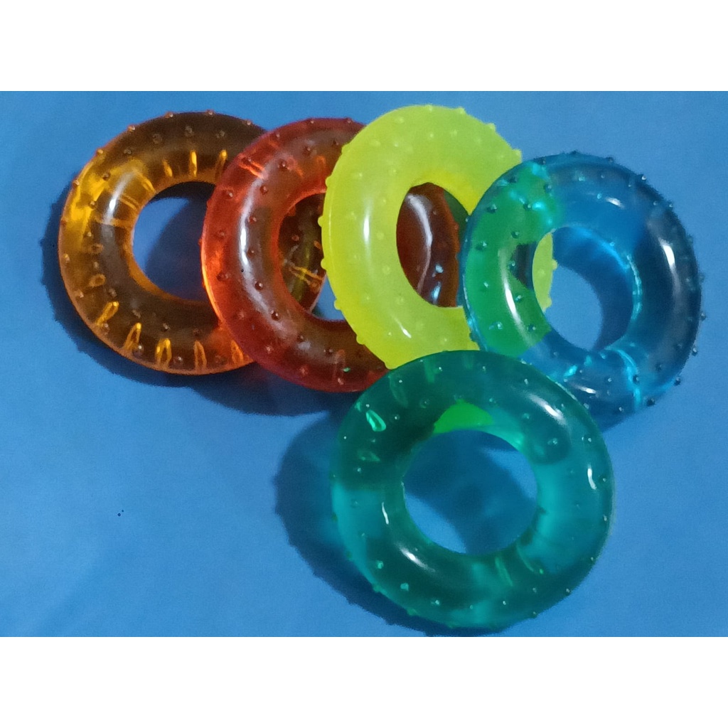 HANDGRIP SILICONE BAHAN KARET, melatih otot tangan Memperkuat Jari-Jari