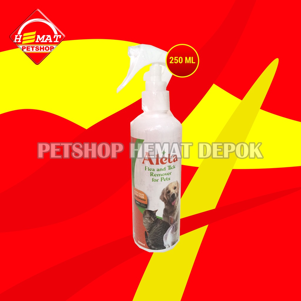 Aleta Pet Odor Remove Penghilang Bau Pipis Kandang Kucing Anjing 250ML