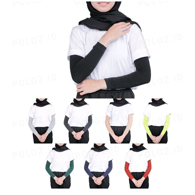 [12pcs] Manset/deker tangan hand sock polos seri warna harga kulakan termurah