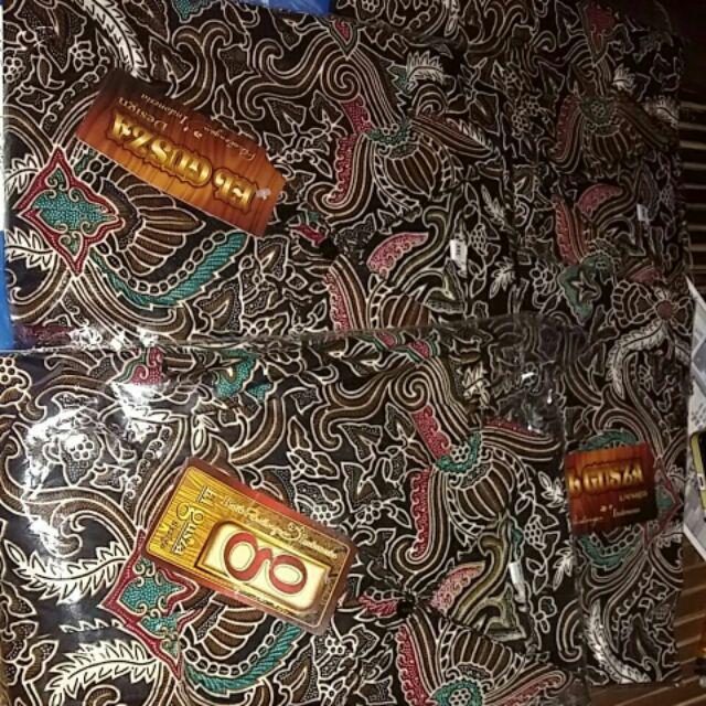 Warung Batik Kemeja Batik  Lengan Panjang Pendek Pekalongan Padi M L Xl Sogan Halus Kemeja Batik