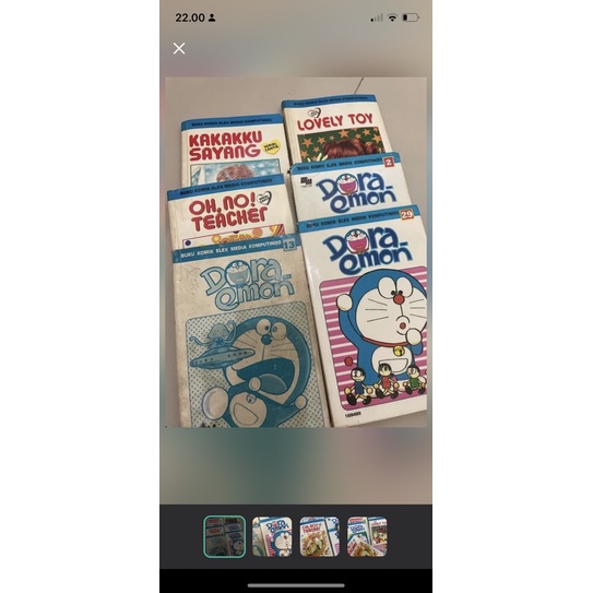 paket buku komik serial cantik dan doraemon
