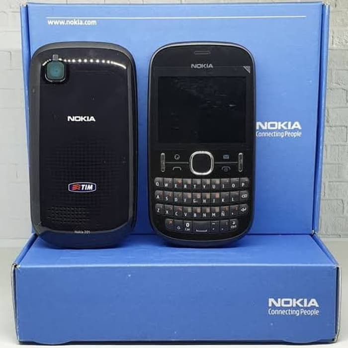 HP/Handphone Nokia Jadul Kekinian Nokia asha 201  New Repurbish - HP Murahh Berkualitas