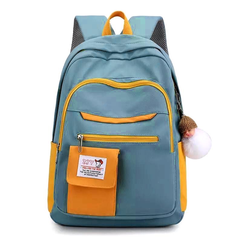 BACKPACK KOREA MULTIFUNGSI LEISURE TAS SEKOLAH WANITA KANVAS BACK TO SCHOOL WANITA CEWEK TERLARIS BARU POPULER 2022-5