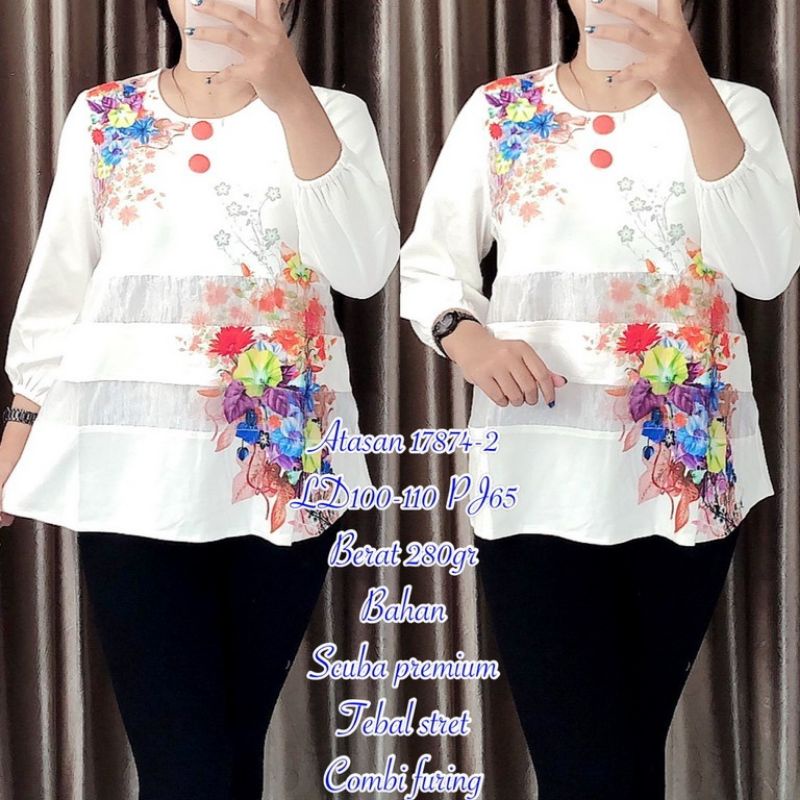 ATASAN BLUS 17874 SCUBA STRET TEBAL