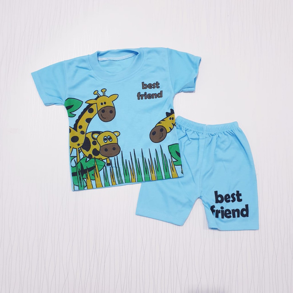 setelan pakaian anak laki-laki usia 0-12 bulan / baju bayi cowo baby alicia pakaian baby