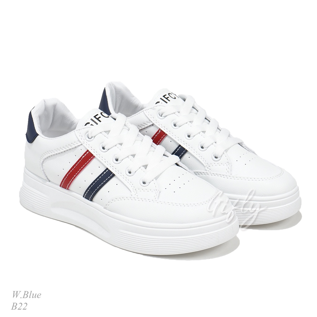 [GIFLY] DonHyun Sepatu Sneakers Wanita Korea Import B22-W.Blue