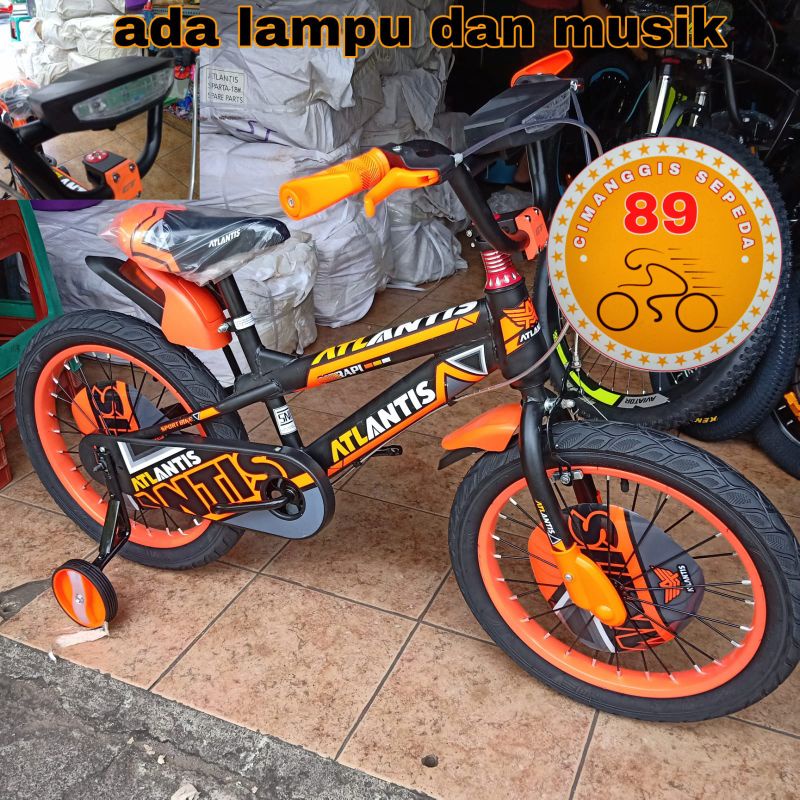 SEPEDA ANAK BMX 16 INCH DAN 18 INCH ATLANTIS MERAPI SPARTA
