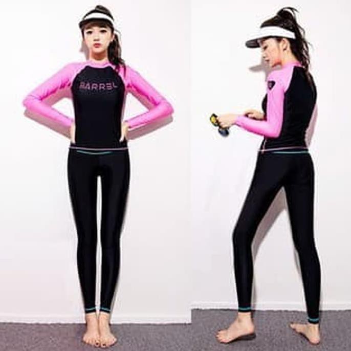 BAJU RENANG LENGAN PANJANG DIVING BAJU RENANG MUSLIM WANITA BUSA BRA