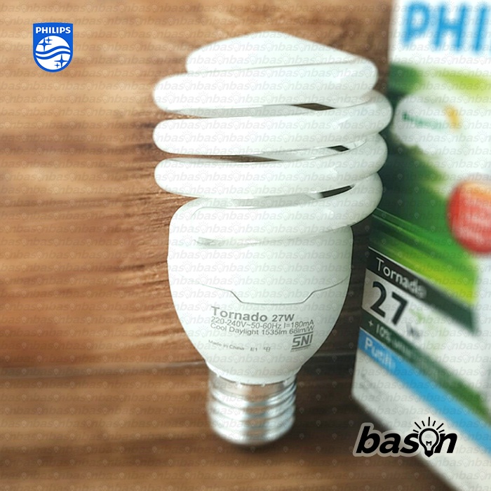 PHILIPS Tornado 27W | Lampu Spiral Hemat Energi | E27