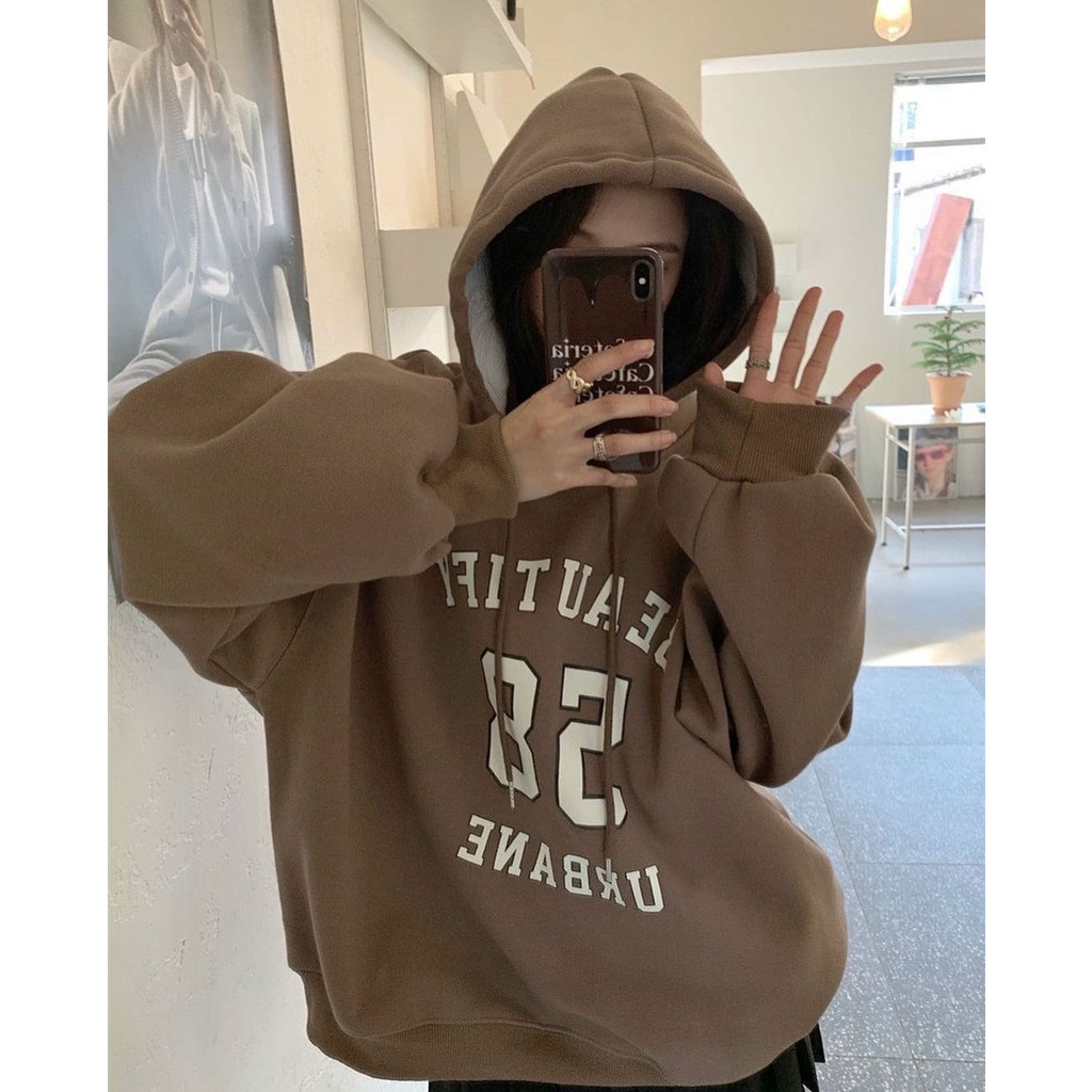 XXL HOODIE BEAUTIFY URABNE SWEATER OVERSIZE - SWEATER HOODIE WANITA OVERSIZE