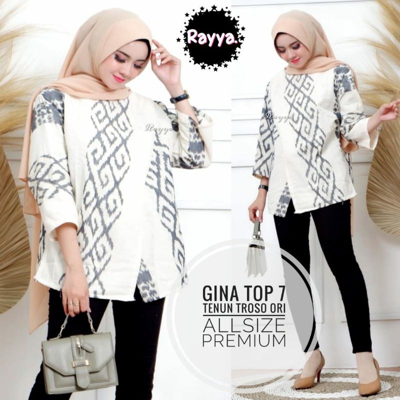 Baju Lurik Tenun Troso Asli Jepara Atasan Tenun Baju Kantor Baju OOTD