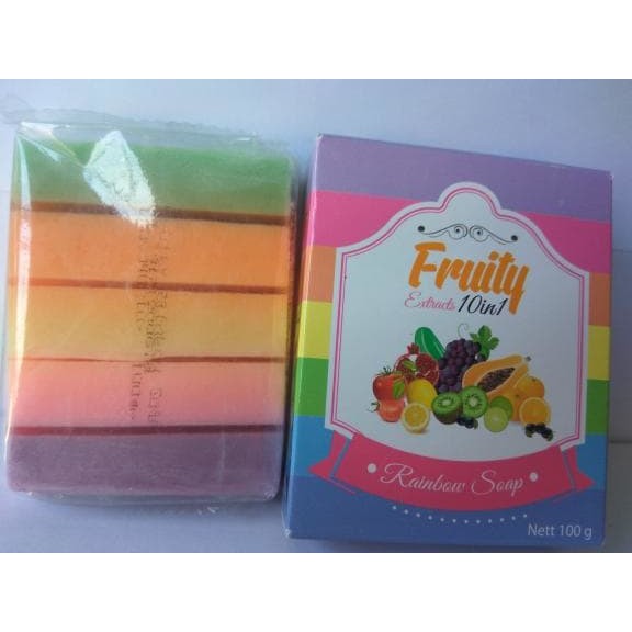 Fruitamin Soap BPOM Fruity 10in1 Original Sabun Fruitamin BPOM Fruitamin Fruitty Soap