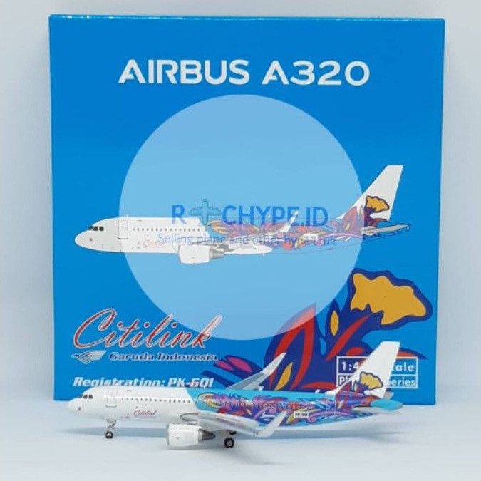 Diecast Pesawat Citilink A320-200 "Floral" by Phoenix 1:400