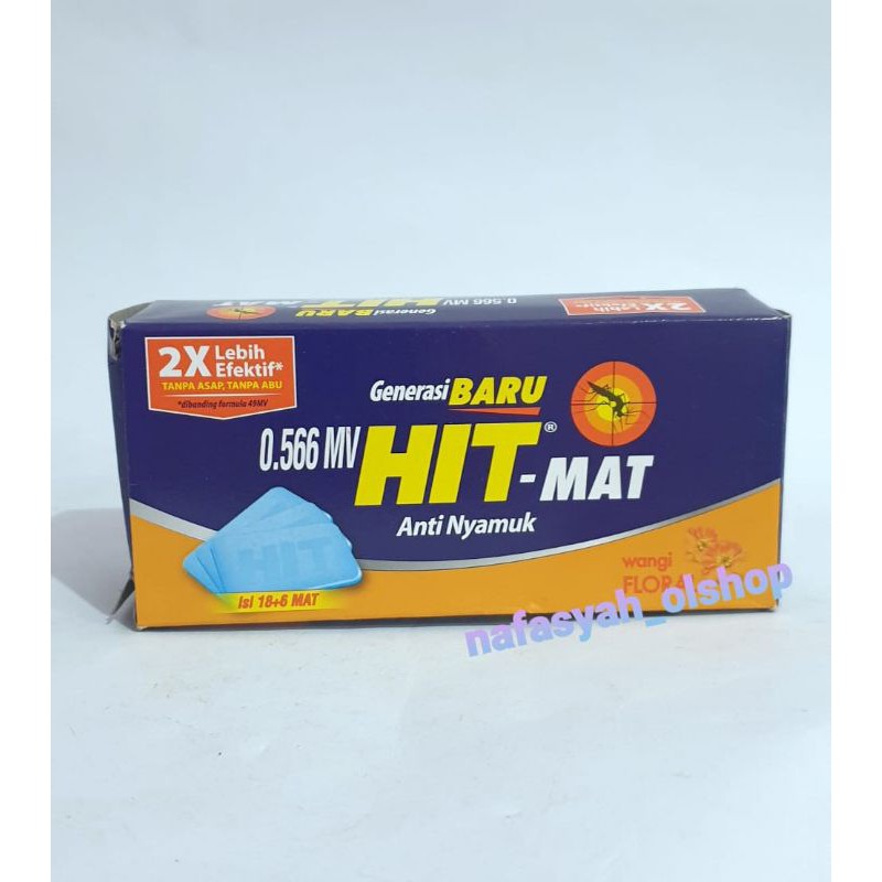 Hit matt anti nyamuk isi 18+6 matt