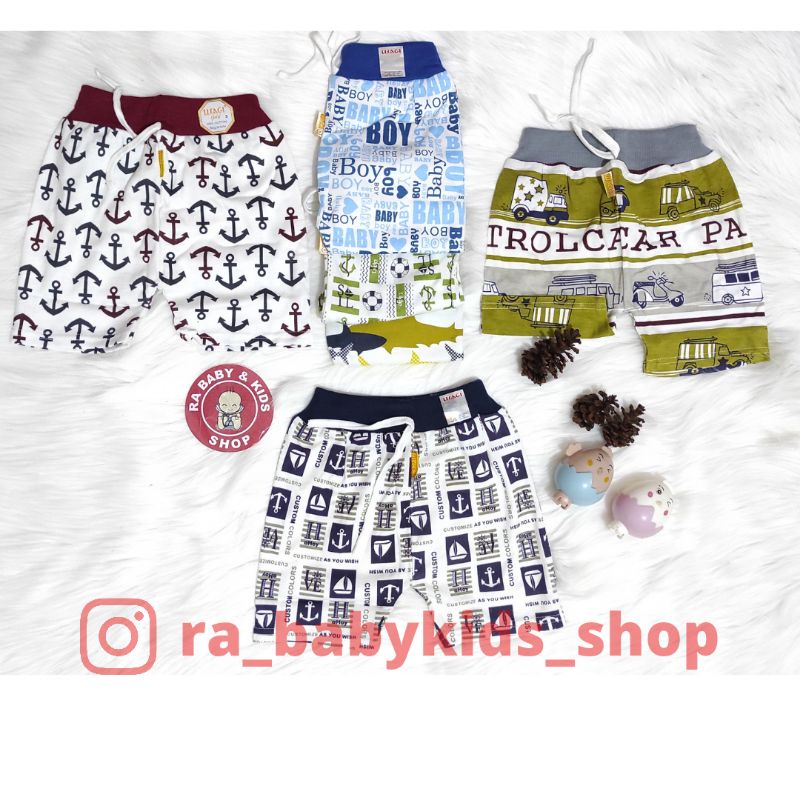 Celana usagi sport pendek, celana bayi usagi, celana pendek anak