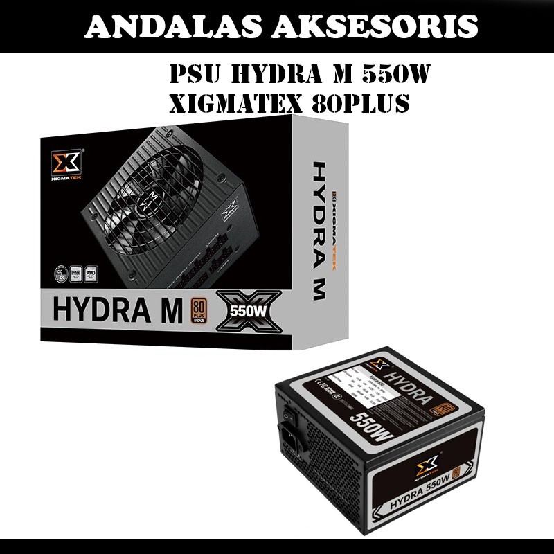 PSU HYDRA M 550W XIGMATEK 80Plus ATX PSU