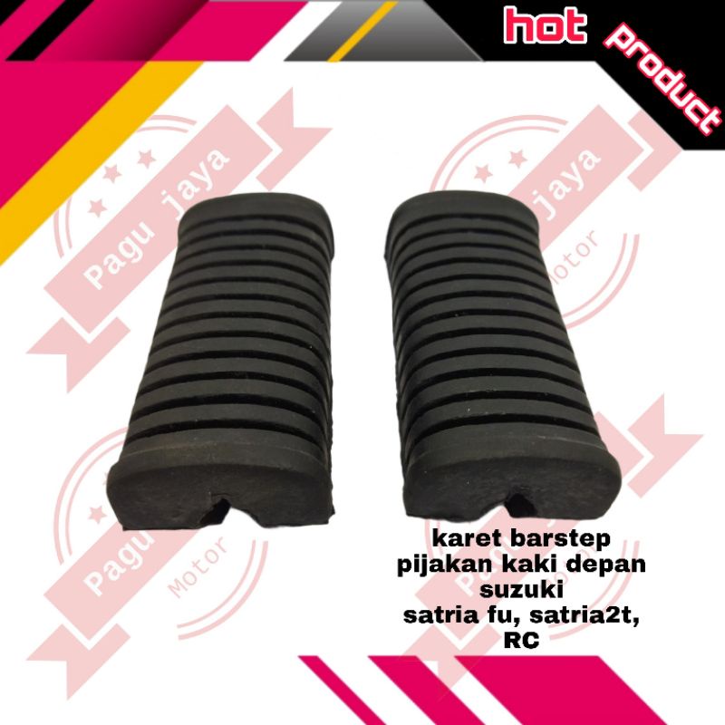 Powerstep barstep pustep karet pijakan kaki depan suzuki rc satria fu