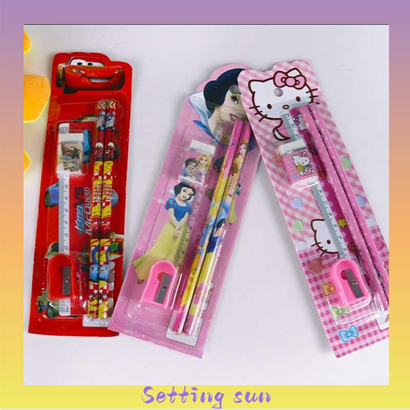 5pcs Siswa Kreatif Set Kartun Kartun Lucu Kindergarten Festival Kecil Hadiah Kecil TN