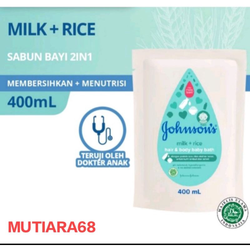 Johnson baby bath milk and rice 400ml