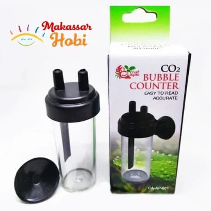 Bubble Counter CO2 TOP AQUA size S ukuran Kecil Aquascape Aquarium
