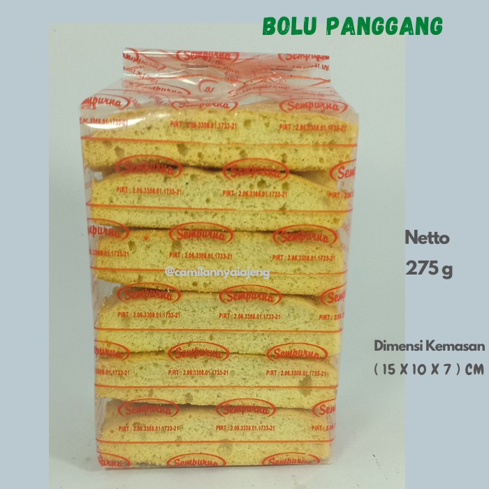 Bolu Panggang Kering Panjang Sempurna Manis Gurih