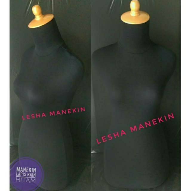 Manekin Wanita Lapis BUSA Krem/ Hitam NK