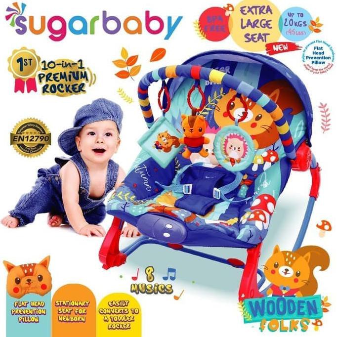Bouncer Premium Sugarbaby 10 In 1 - Termurah 