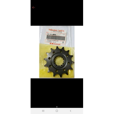 Gear gir depan klx 250 original kawasaki