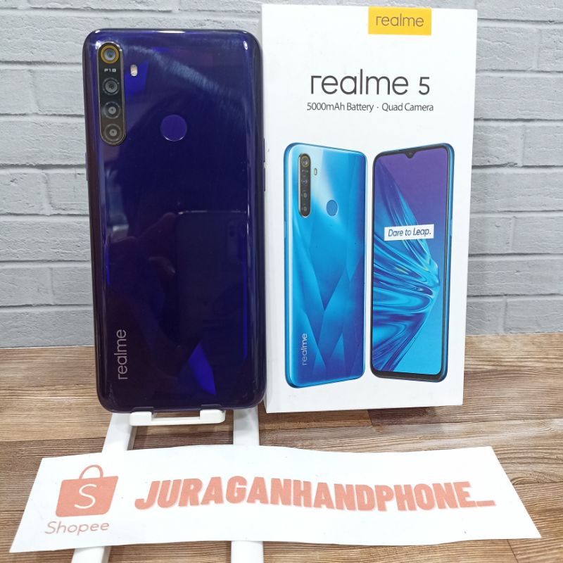 Realme 5 3/32GB HP Second Seken Bekas Ex Garansi Resmi