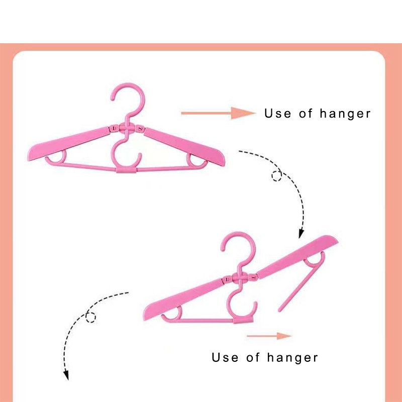 UNIGOOD - Adjustable Hanger Lipat Gantungan Baju Sepatu Multifungsi Magic Hanger 2 in 1