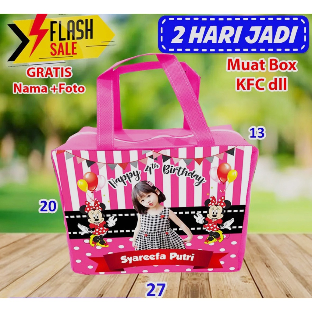 

Tas Goodiebag double Jinjing Motif Menarik
