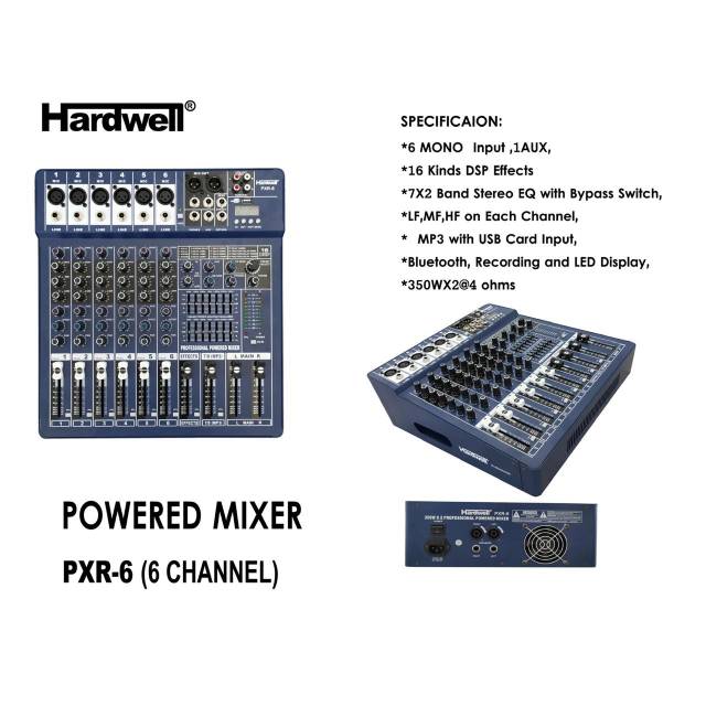 Power mixer mixer power hardwell PXR-6