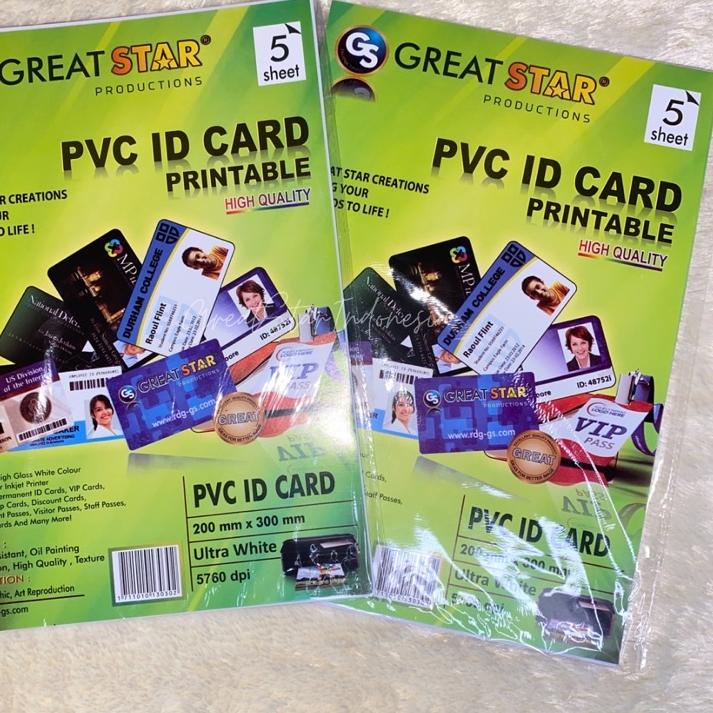 

Terbaru - PVC ID CARD GREAT STAR HIJAU 5 SET !!