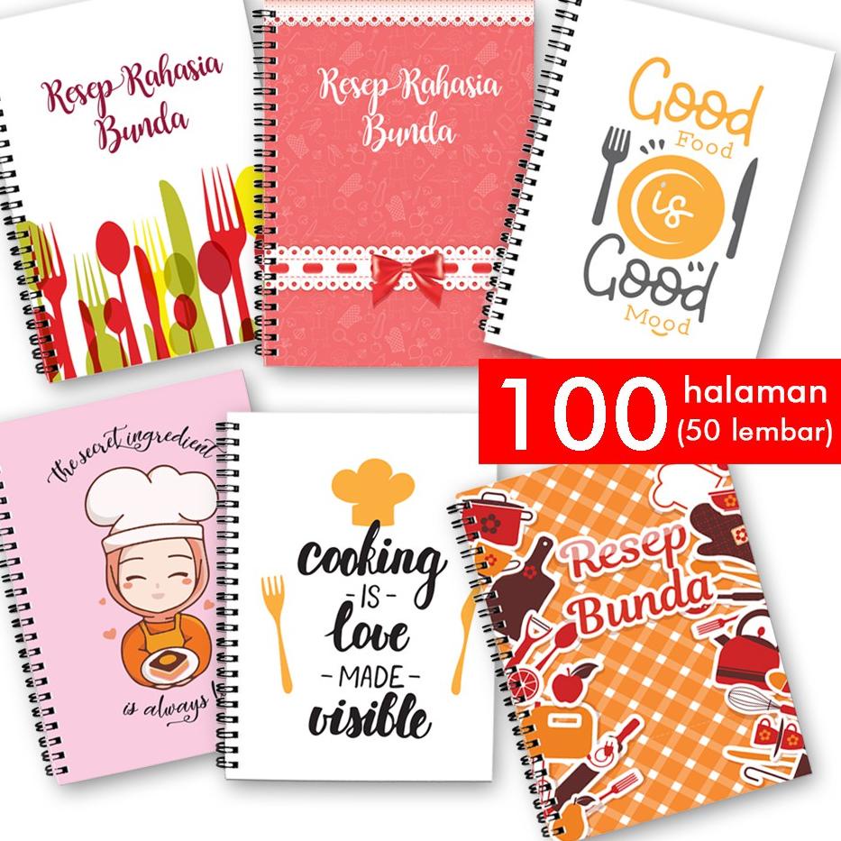 

[PROMO RSC38] Notebook Buku Catatan Resep Masakan Best Product