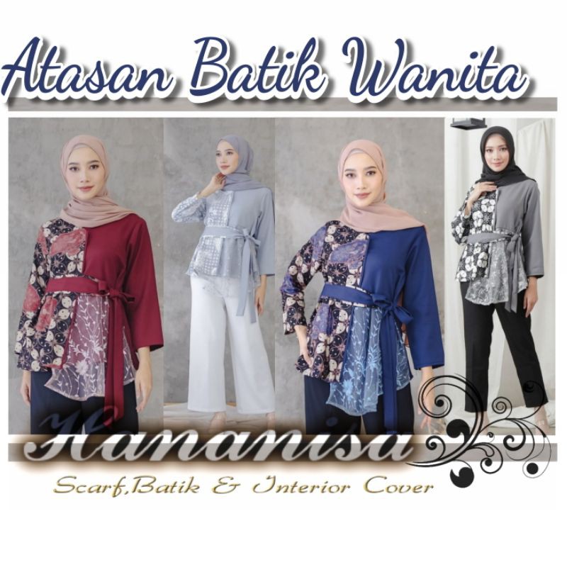 Promo Tey-17 Batik Wanita Asj Sa Hrb026 Kenongo Kemeja Tosca Pendek Shopee Haul r0b6eqXsZjKZ0D