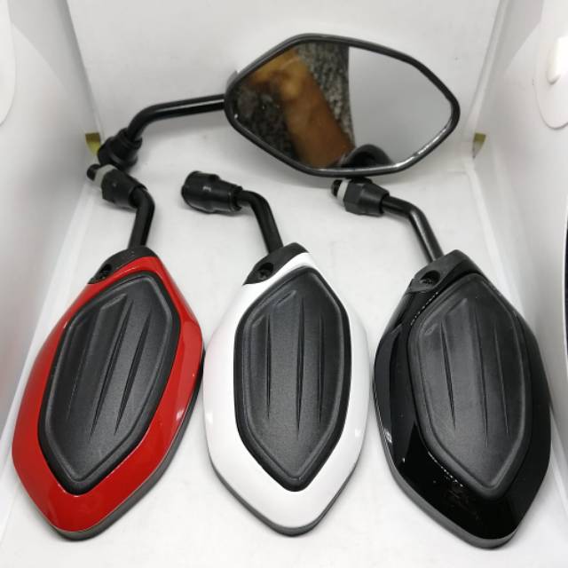 Sp Spion Sepion Kaca Lebar Standart Ori Original Pabrik Variasi Beat Tom Besar Jumbo Tangkai Pendek 