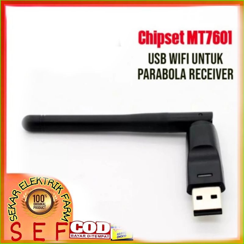 USB Wifi UNTUK STB dengan Chipset MT7601 untuk Receiver Parabola DVB-S2 Receiver Terrestrial DVB-T2