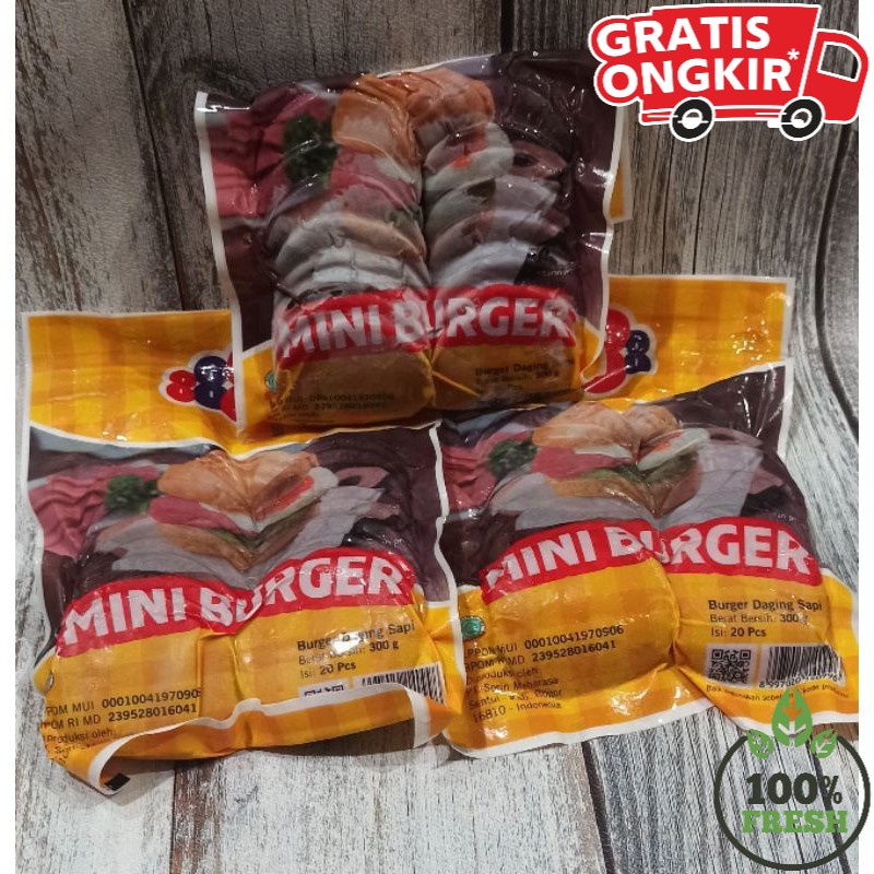 

[PASTI FRESH] BURGER ISIAN ROTI ISI 20/ENAK