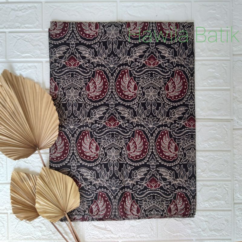 Kain Batik Katun Premium Maroon