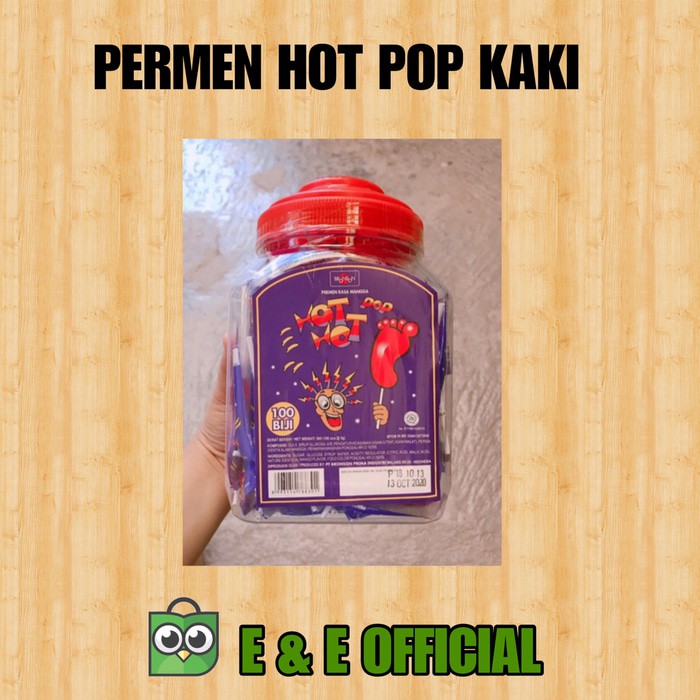 

PERMEN KAKI HOT HOT POP PERMEN HOT HOT MERAH HHR226