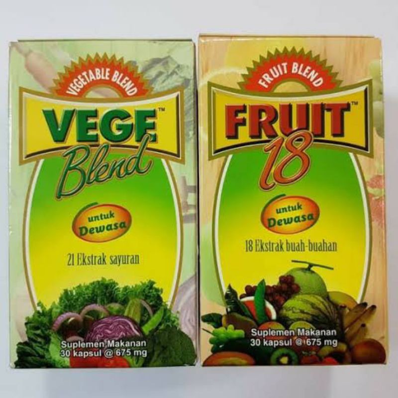 Vegeblend Adults 18 & 21 dewasa isi 30 kapsul
